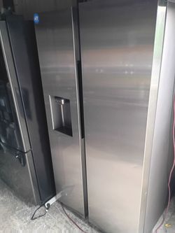 Samsung refrigerator stainless steel for low price working well