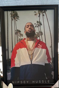Nick Nipsey Hussle photo in frame
