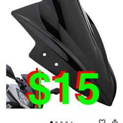 Motorcycle Windscreen Windshield Double Bubble (Small Scratches from Shipping) Compatible with Kawasaki Ninja 300 EX300 EX300R 2013 2014 2015 2016 201