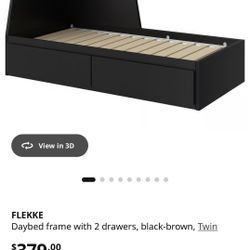 Matching IKEA Bed Frame & Dresser