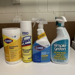 Cleaning products household bundle