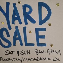 Yard Sale 6/13 - 14 