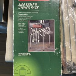 Coleman Side Shelf and Utensil Rack