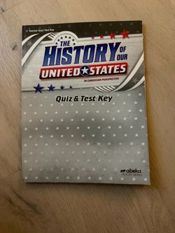 Abeka 4th grade History quiz and test answer key—“The History of Our United States”