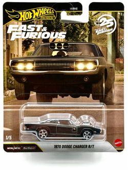 (CHASE) Hot Wheels Premium 1:64 Scale Diecast Model - 1970 Dodge Charger R/T  (Fast & Furious)