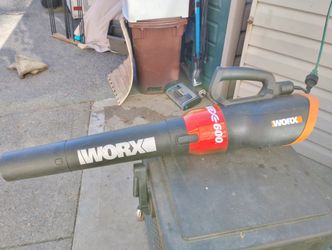 WORX 12 Amp Turbine Electric Leaf Blower for Daily Leaf Removal, WG520