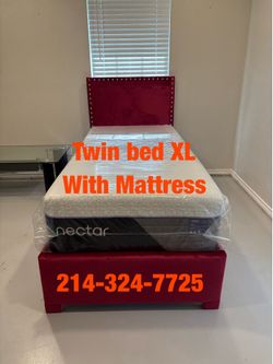 Twin beds XL with mattress