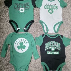 Baby Celtics Onsies Size 3-6 Months