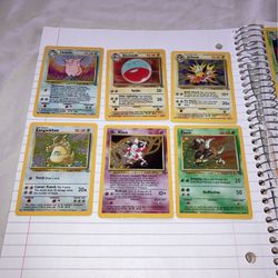 Jungle Set Pokemon Cards 