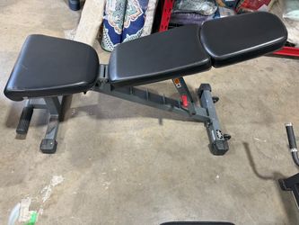XMark Adjustable Weight Bench, High Performance Adjustable Bench, 1500 lb Weight Capacity, Strength Training Adjustable Benches for Commercial or Home