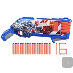 New Nerf Transformers Optimus Prime Blaster Nerf 16 Darts Hasbro