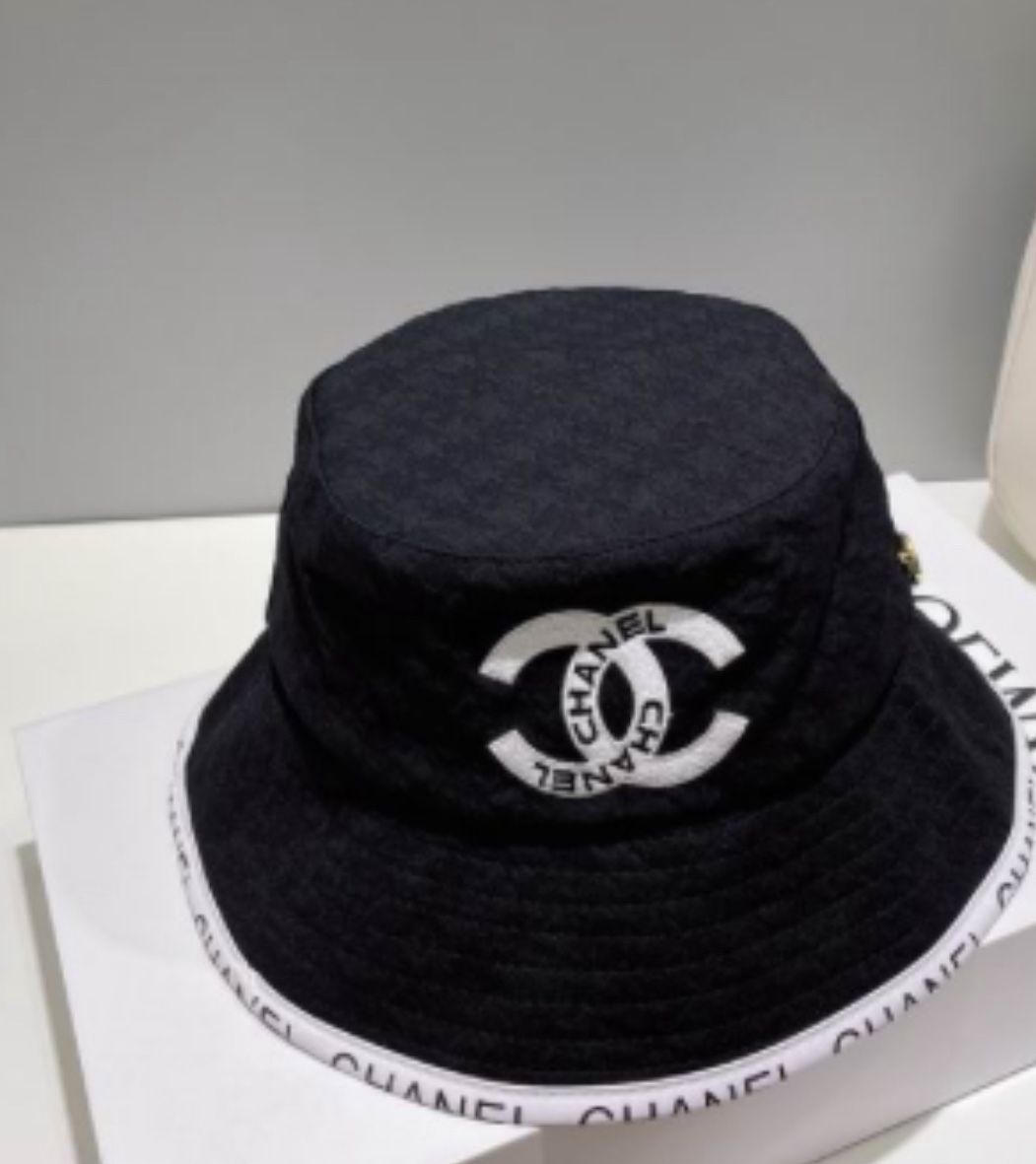 Black Chanel Bucket Hat