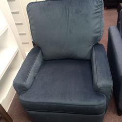 Blue Rocker, Swivel, Recliner 