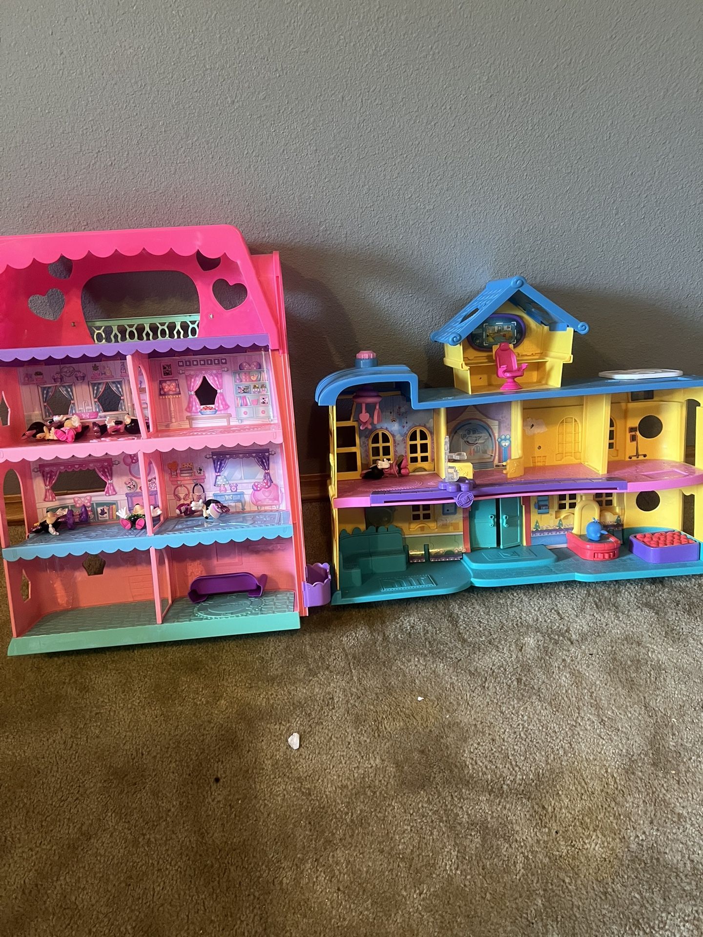 Two Beautiful Houses. MInnie houses