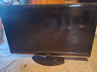 52 inch sharp big screen with remote