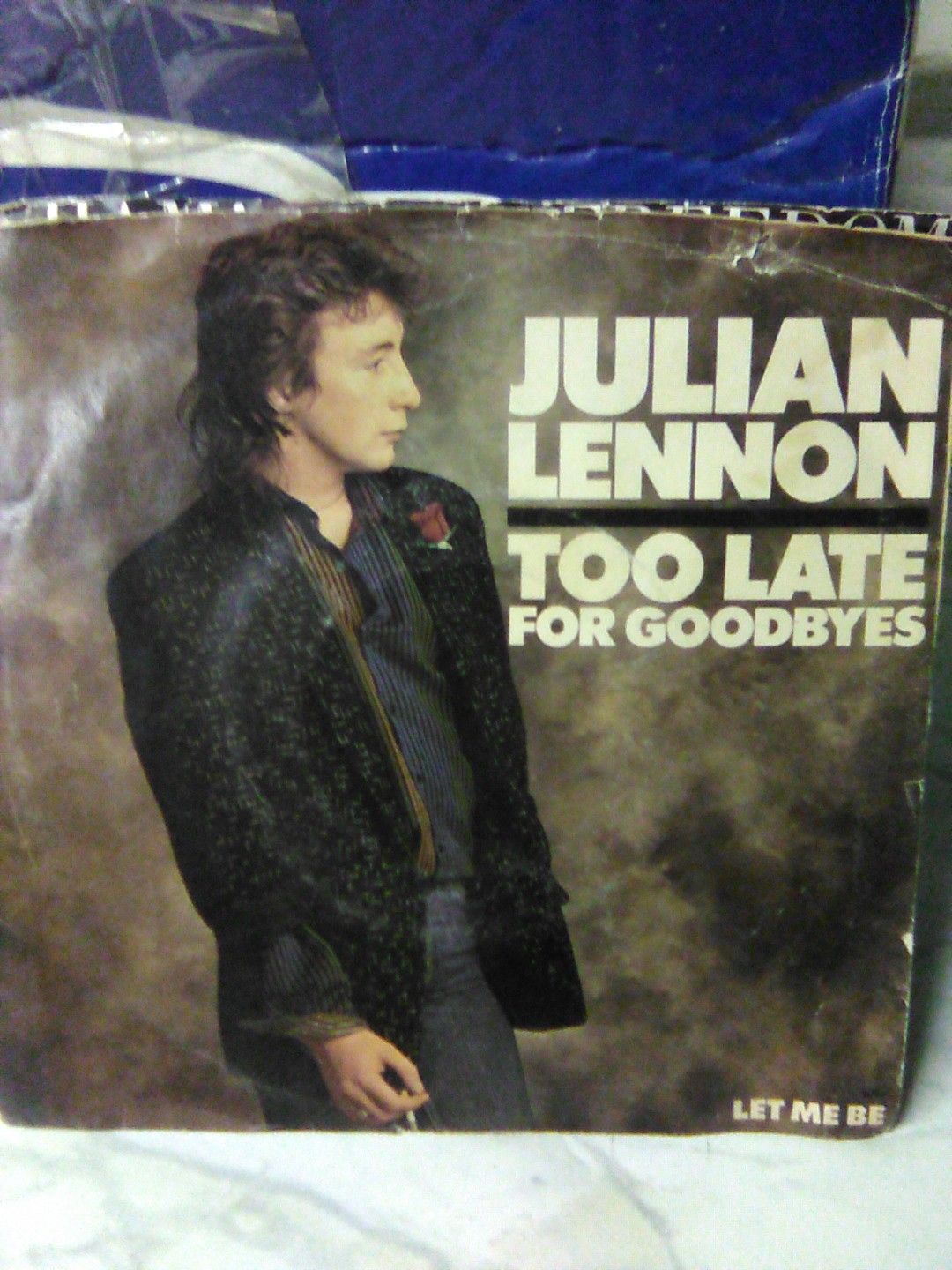 Julian Lennon too late for goodbyes 45 rpm