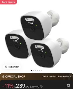 BRAND NEW myQ Outdoor Battery Camera 3 Pack