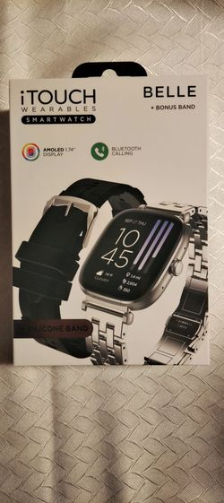 iTouch Wearables Belle Smartwatch with Bonus Band