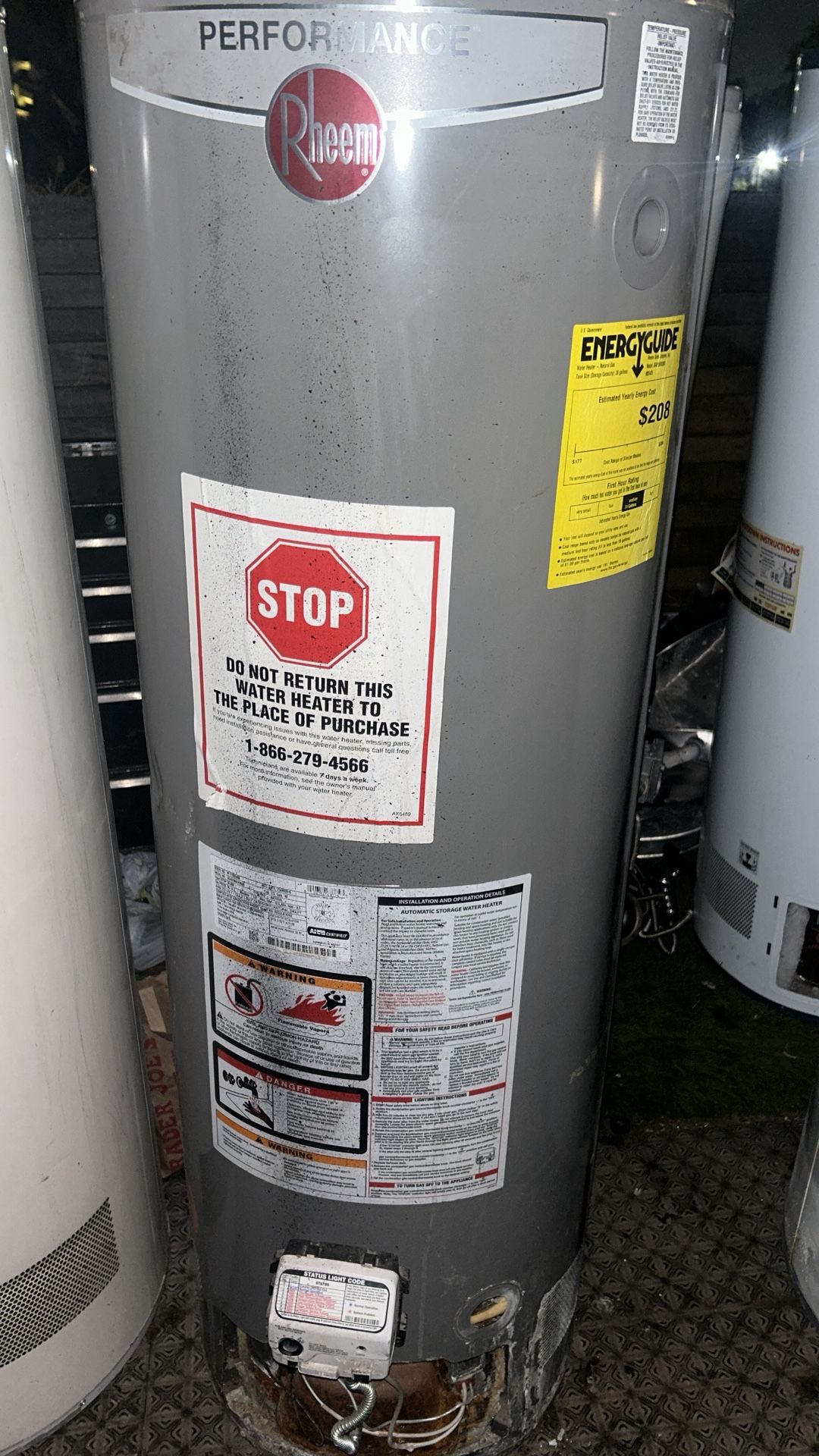 Rheem Water Heater 40 Gallon