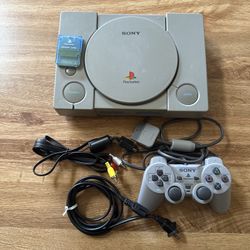 Sony Original Playstation One PS1 Console Complete With Controllers Game Cart ,(San Diego 92025)