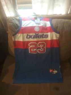 Brand new Michael Jordan bullets jersey size large $60