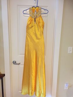 cocktail dress with open back, size 4