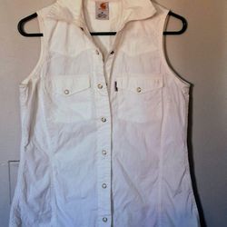 Women's White Carthart  Shirt