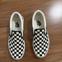 Checkered Vans (Women 8.5)