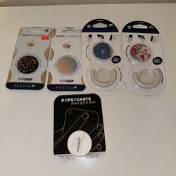 5 Phone Pop Sockets 