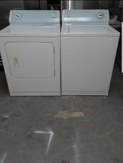 gas kenmore brand washer and dryer set 3 months warranty delivery and installation
