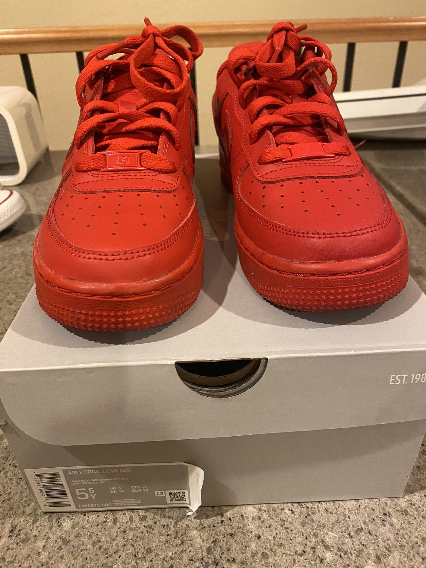all red air force ones low