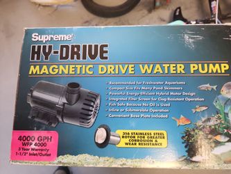 Hy-drive pond pump
