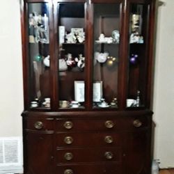 Victorian Beveled Hutch 
