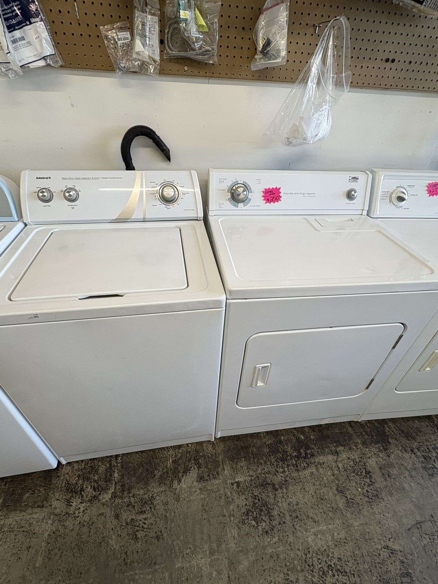 WASHER AND DRYER