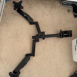 32” - 17” Dual Monitor Desk Mount