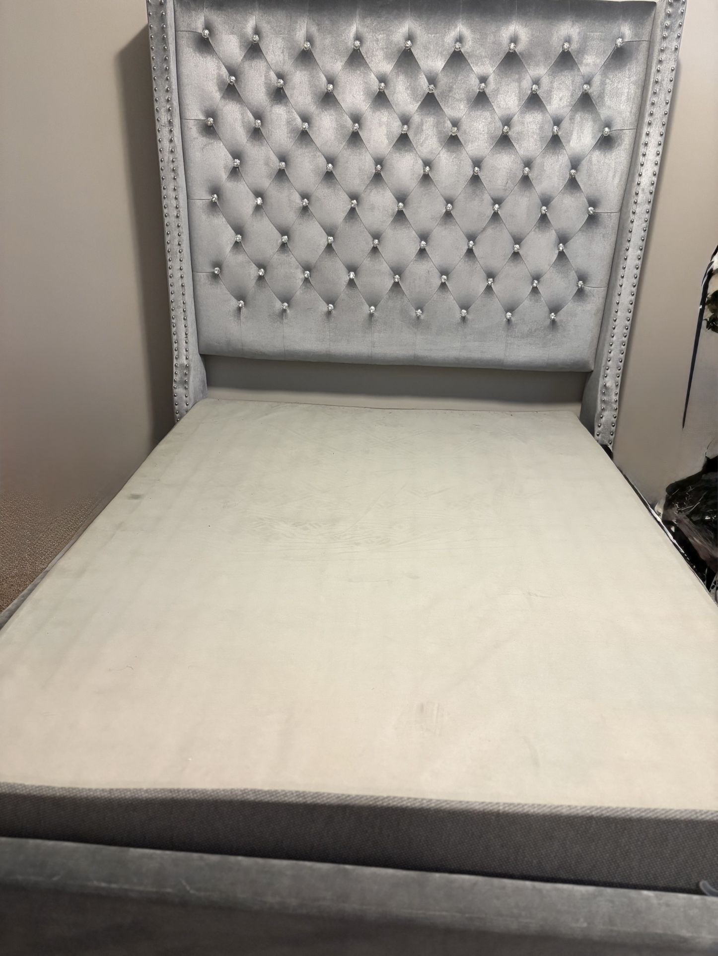 Queen Bed Frame && Box Spring