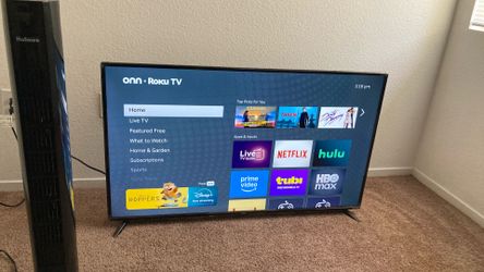 Onn 50’ inch hdmi tv with remote 4k HDR