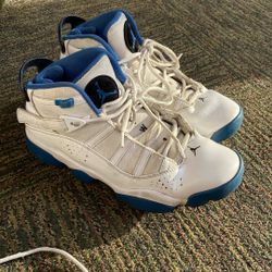 Jordan 6 Rings White Dark Marina Blue 