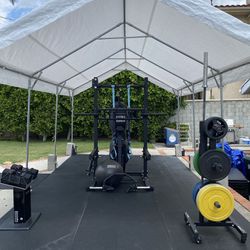 Home Gym With Flooring, Canopy, Delivery & Installation