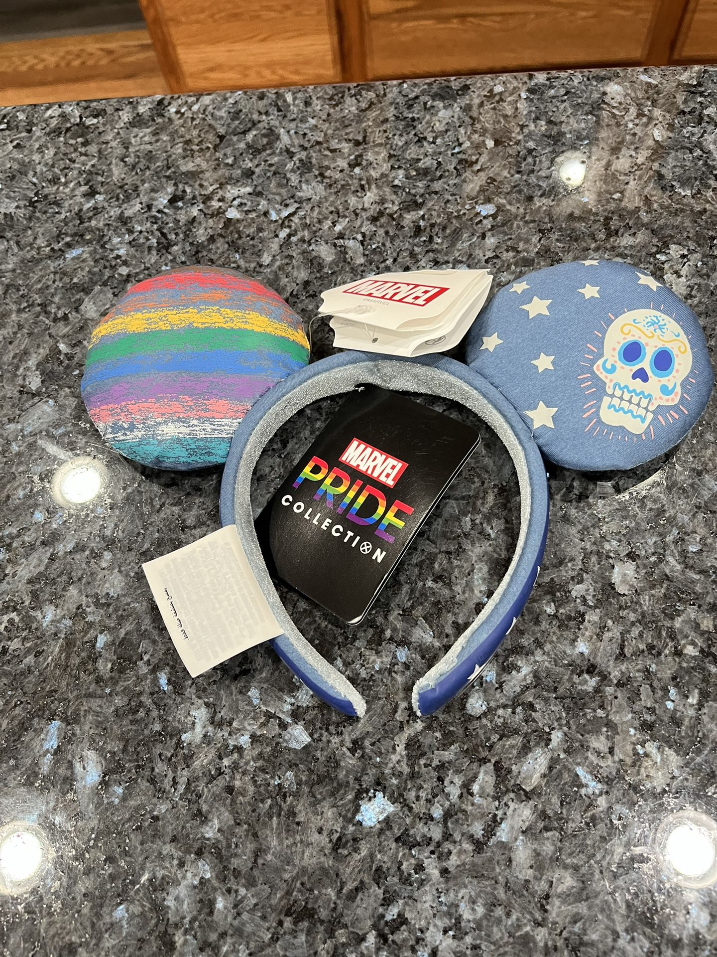 Disney Parks Marvel Pride Mickey Mouse Ears Headband.  Brand New With Tags 