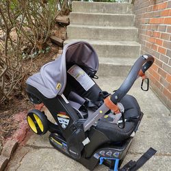 Doona car seat & stroller - makes life easier!