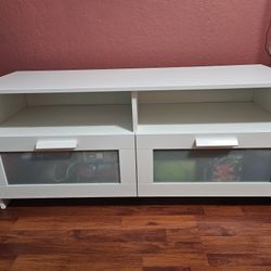 White Tv Stand(pick Up Only) 
