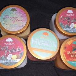 Tree Hut Body Scrubs And Shave Oil