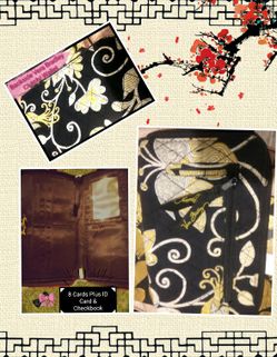 Vera Bradley Clutch/Wallet Vintage FLORAL Nice