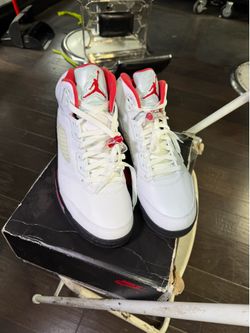 2020 Air Jordan 5 White Fire Red 🔥