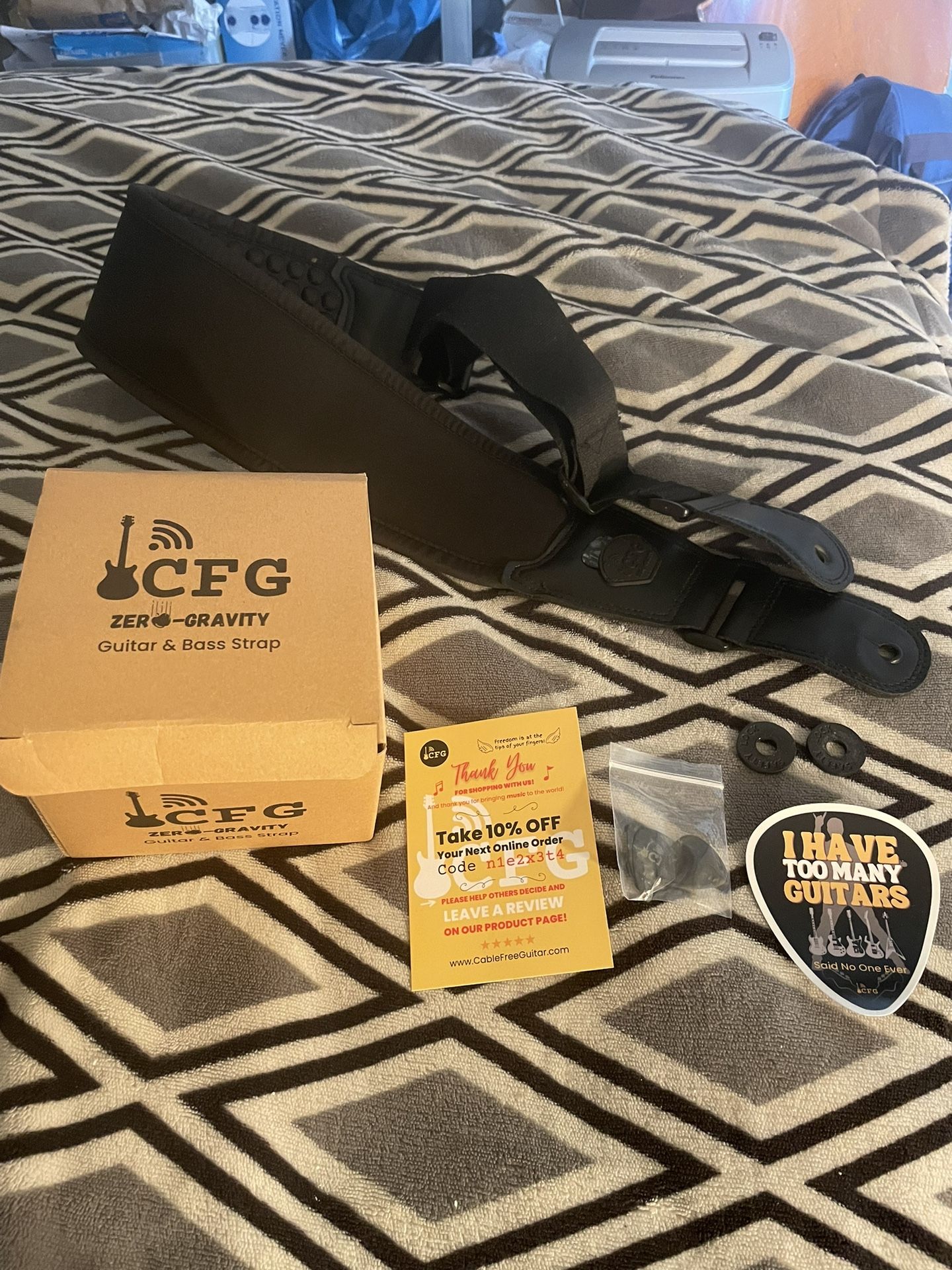 CFG Zero Gravity Guitar/bass Strap 