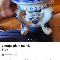 Vintage Plant Stand 