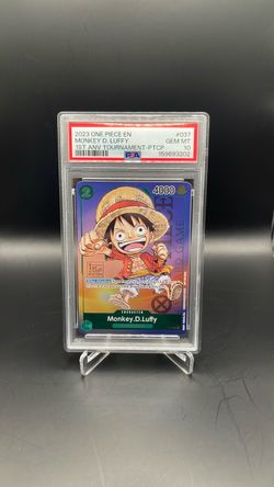 2023 One Piece Monkey D. Luffy 1st Anniversary Tournament Psa 10