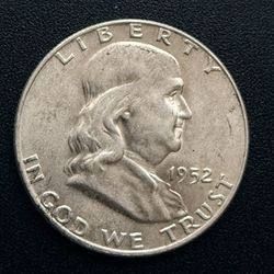 1952-D Franklin Half Dollar AU
