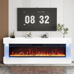 Hermoso TV stand blanco 🤓😎📍🥸🔥
